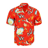 Sun Surf Mens Red Mermaids Hawaiian Shirt SURF10088