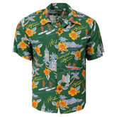 Sun Surf Aloha Hawaii Green Hawaiian Shirt SURF11088