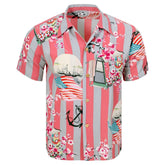 Sun Surf Special Edition The Arrival Of Perry Pink Hawaiian Shirt SURF11100
