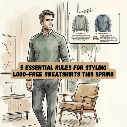 5 Essential Rules for Styling Logo-Free Sweatshirts this Spring