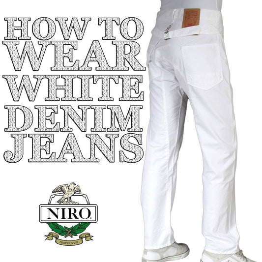 How to Wear White Denim Jeans