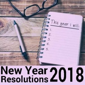 New Year Resolutions 2018