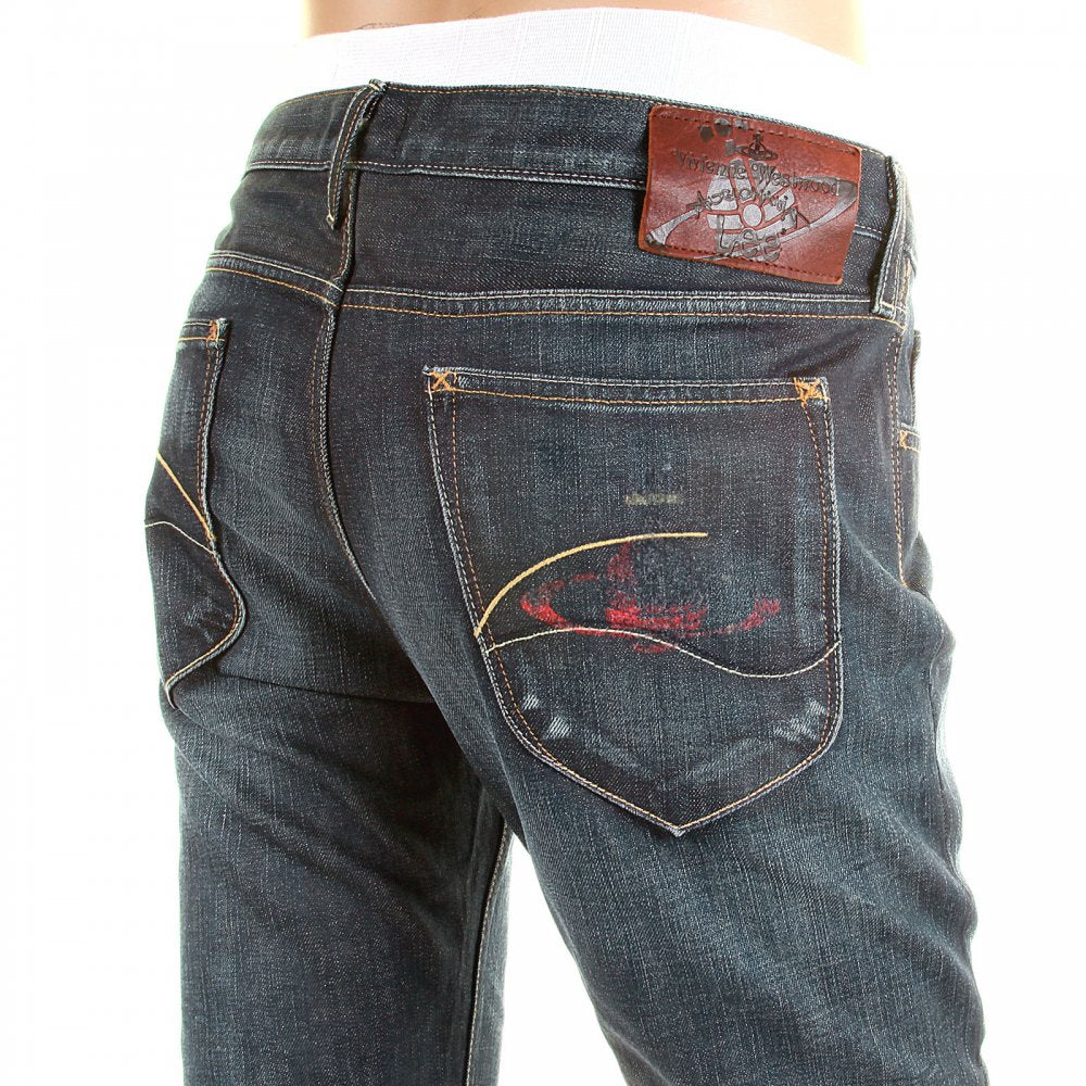 Anglomania Classic Tartan Denim Jeans