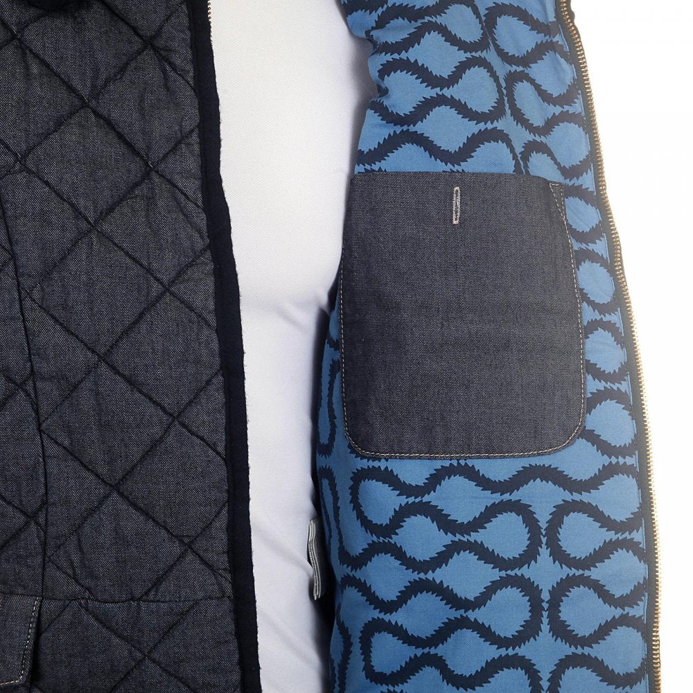 Denim Quilted Gillet for Men