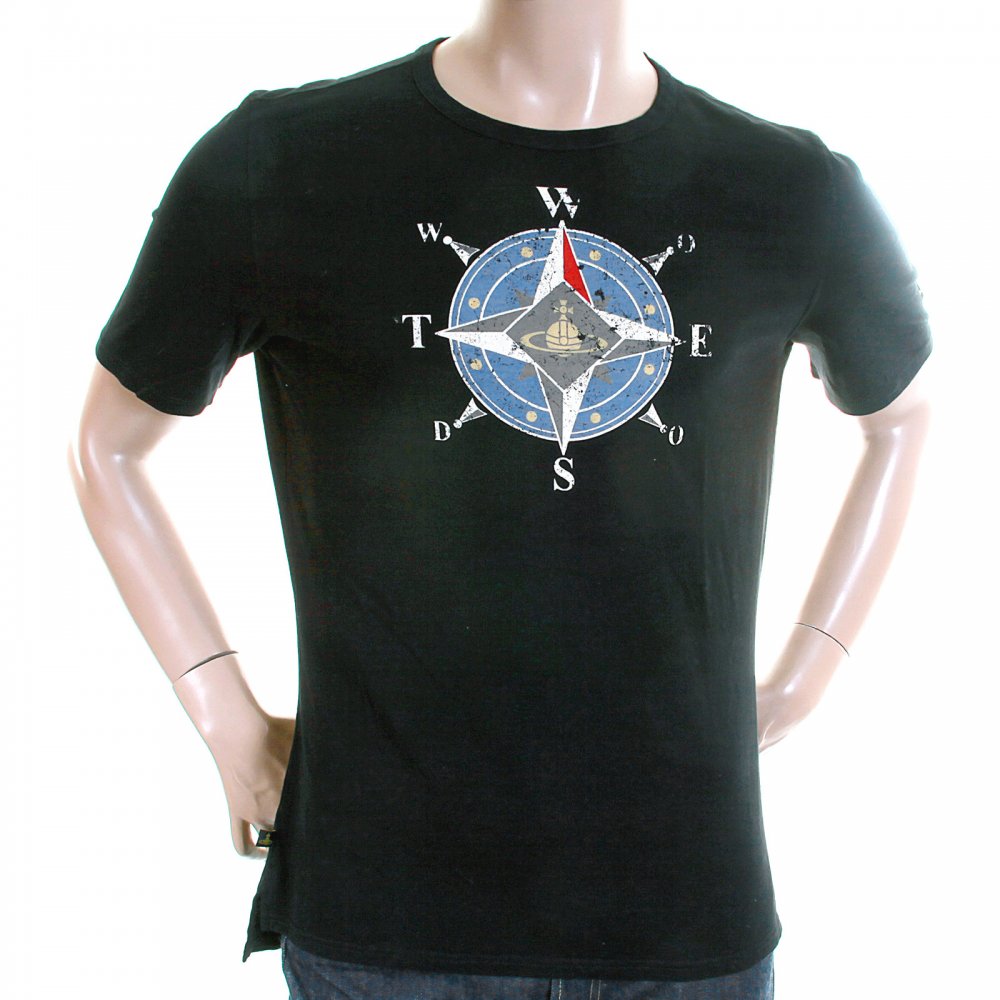 Mens Black Anglomania T Shirt