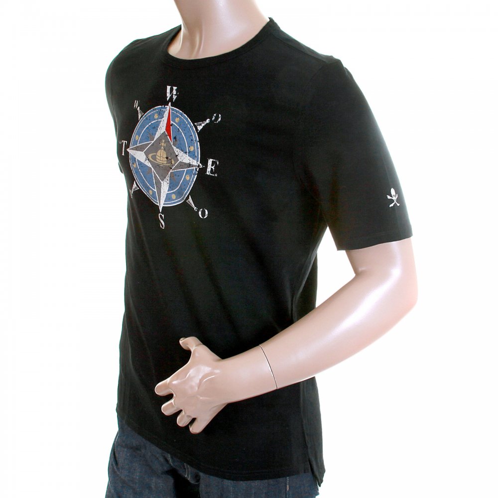 Mens Black Anglomania T Shirt