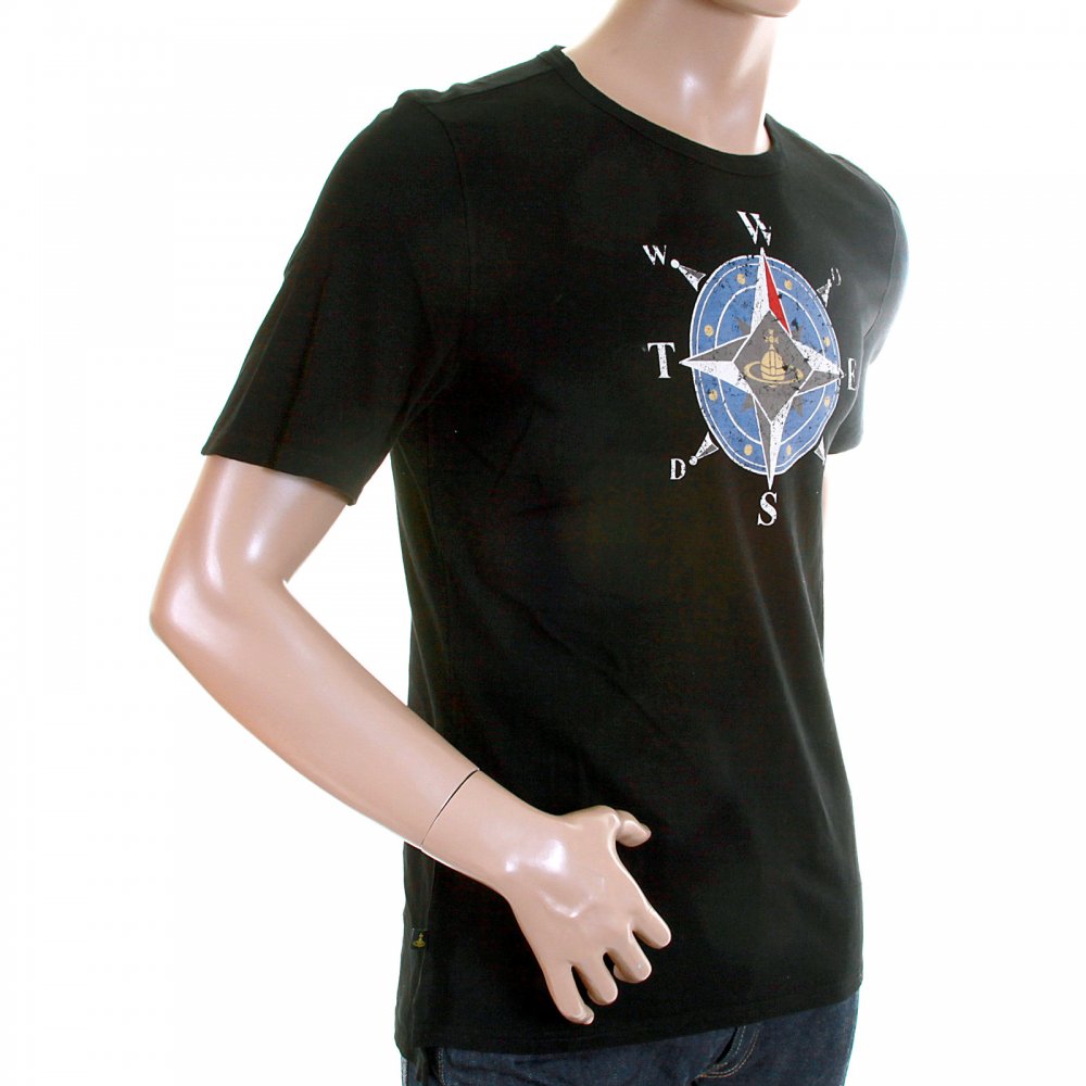 Mens Black Anglomania T Shirt