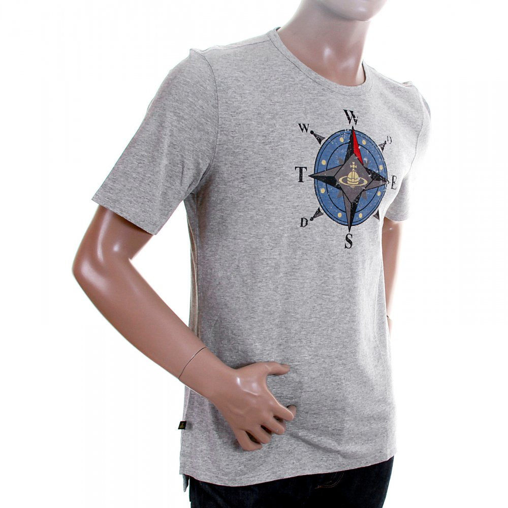 Anglomania Grey Mele Mens T Shirt