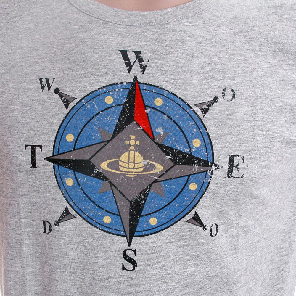 Anglomania Grey Mele Mens T Shirt