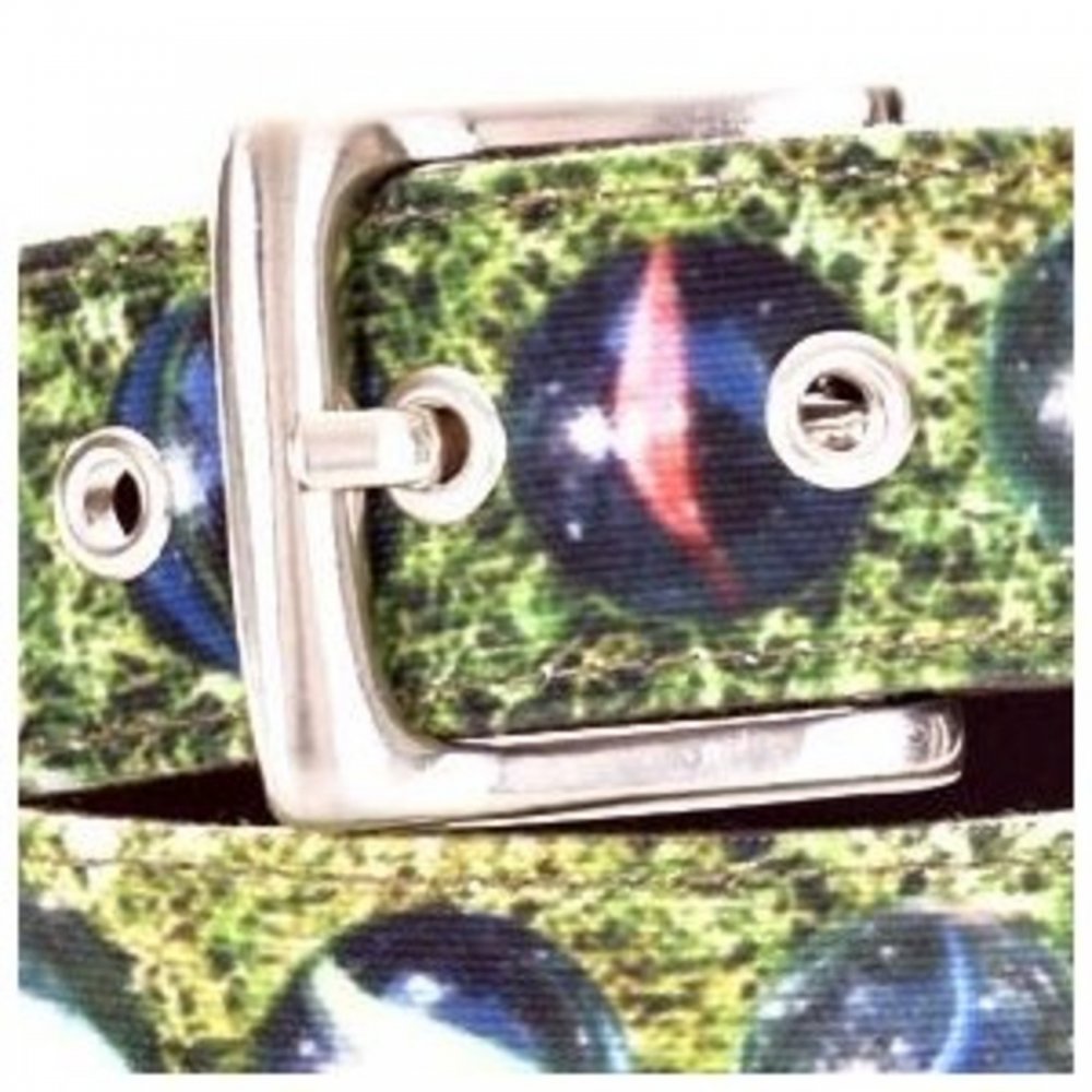 Canvas on Leather Belt