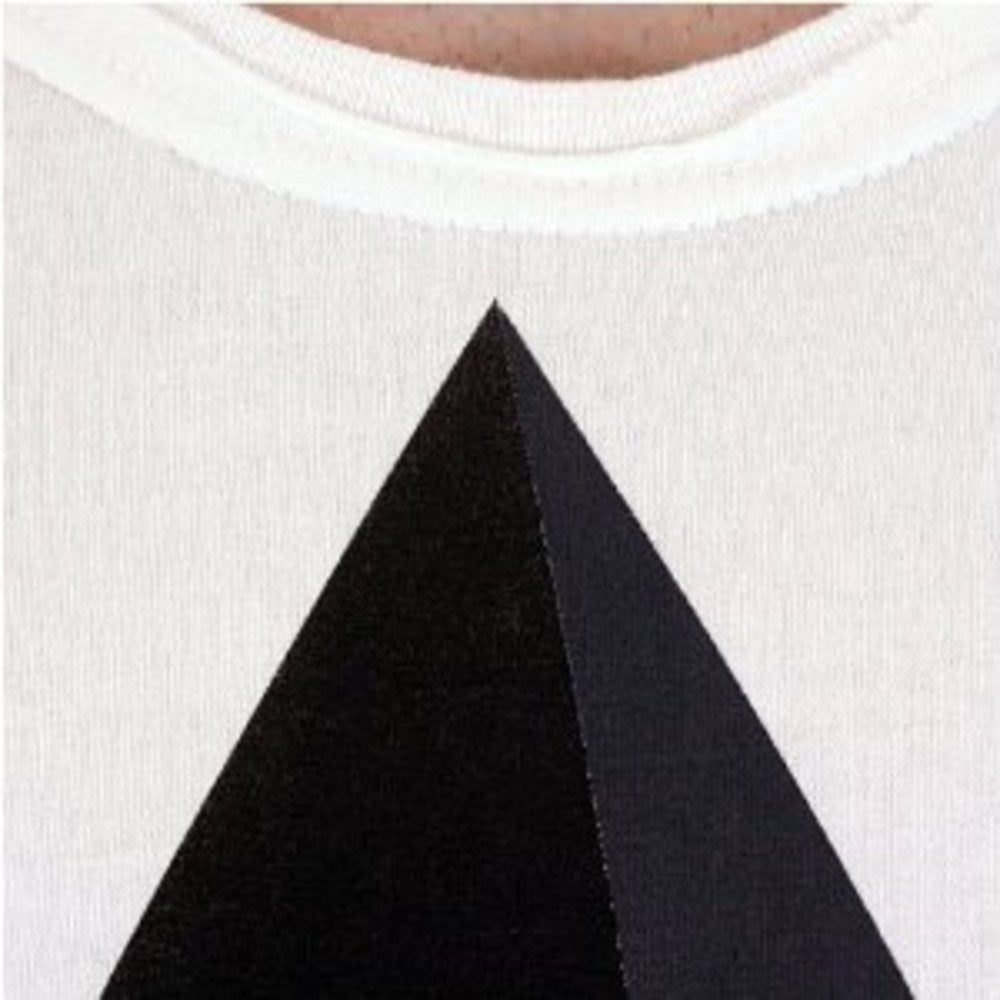 Short Sleeve Pyramid White T Shirt