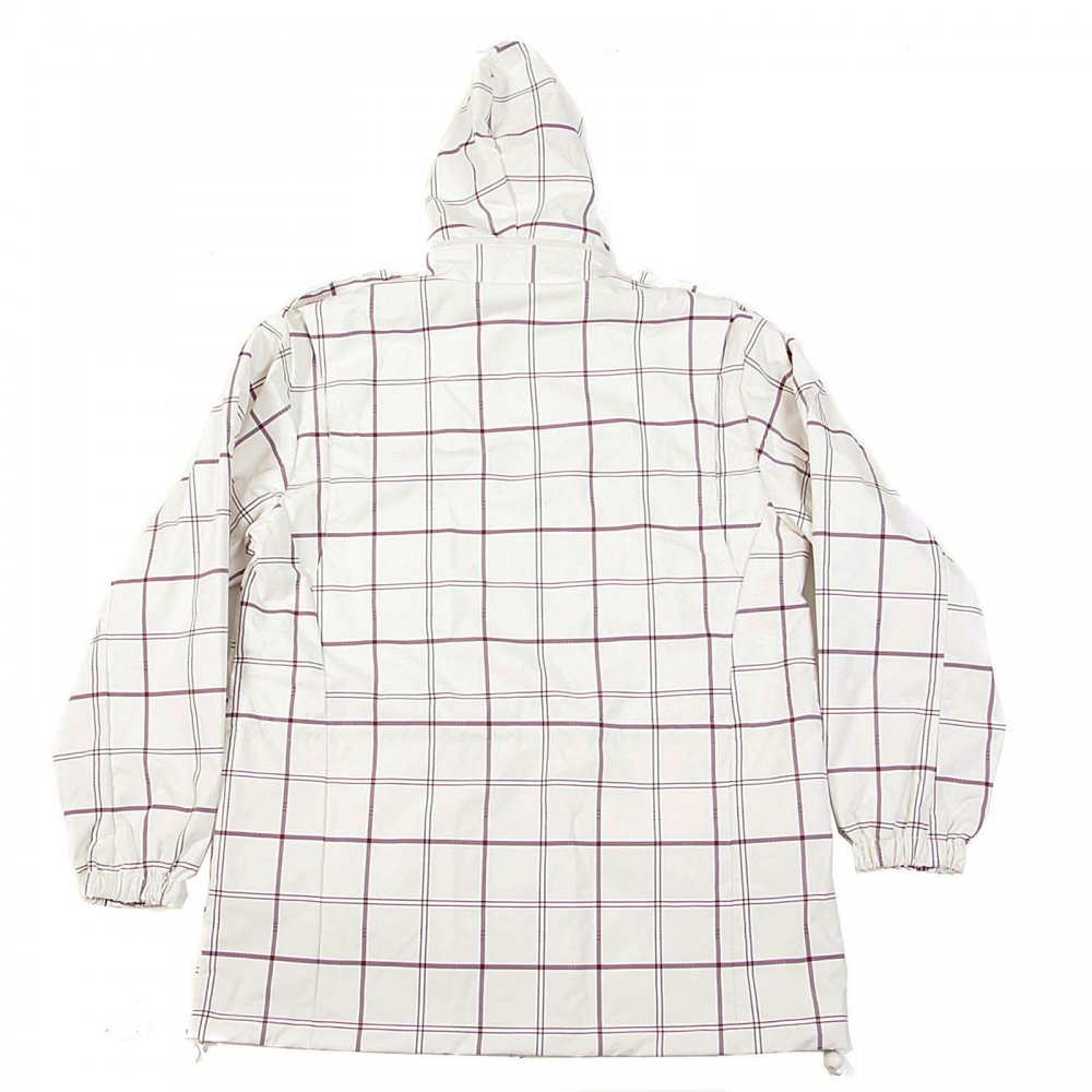 White hooded functional jacket
