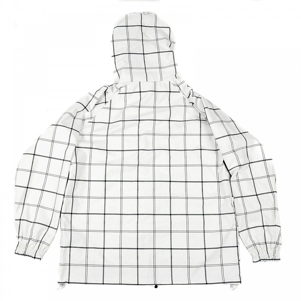 White hooded functional jacket