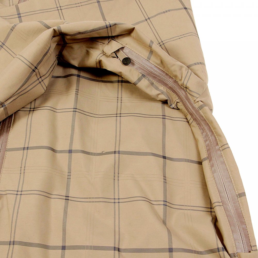 Coffee hooded functional jacket