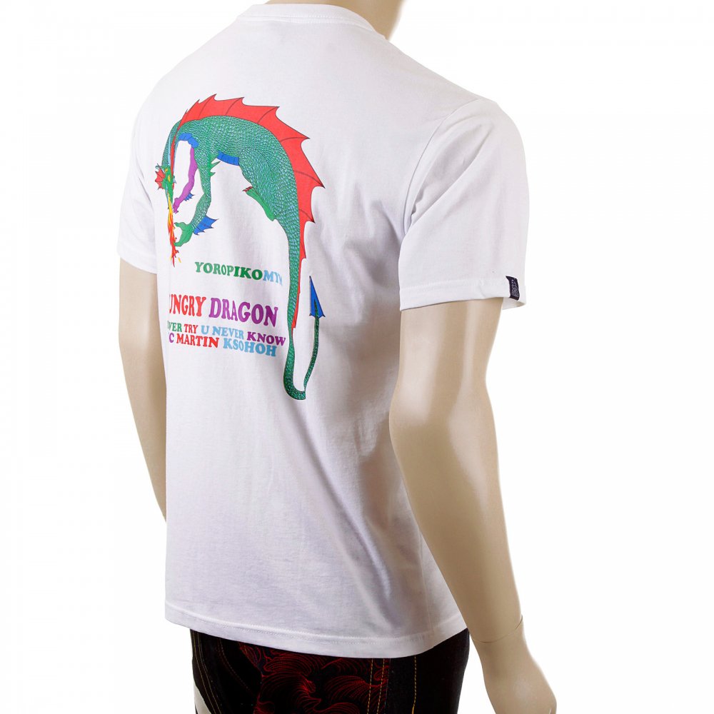Hungry Dragon White T shirt