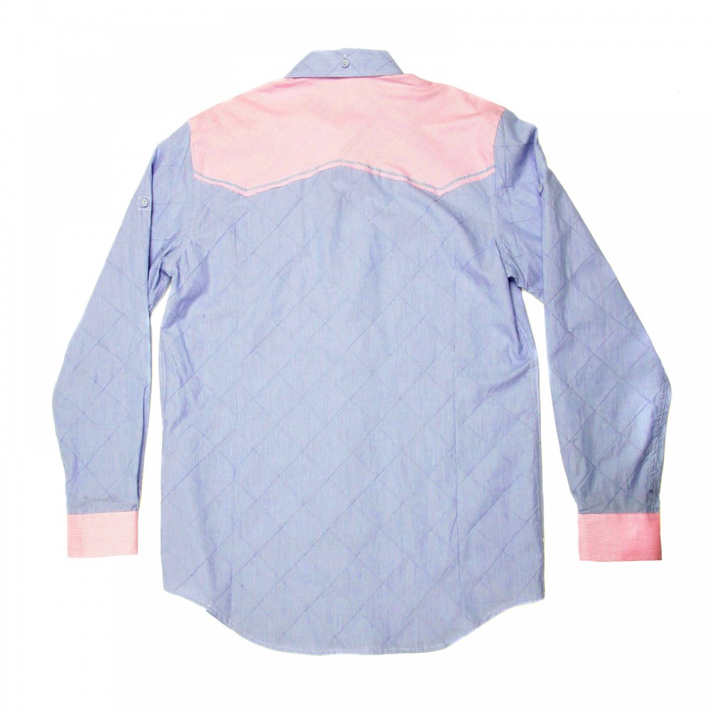Mens Long sleeve Shirt Blue