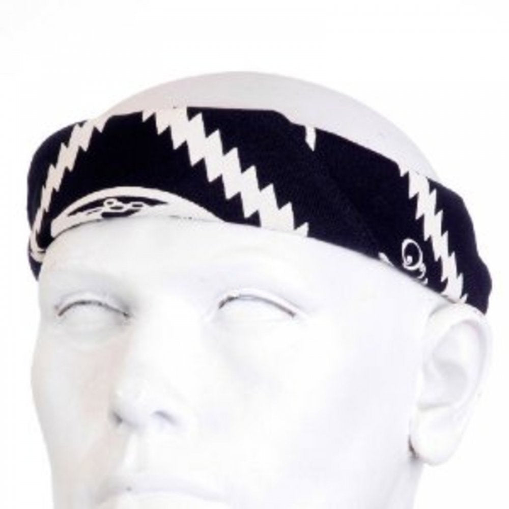 Navy Printed Bandana