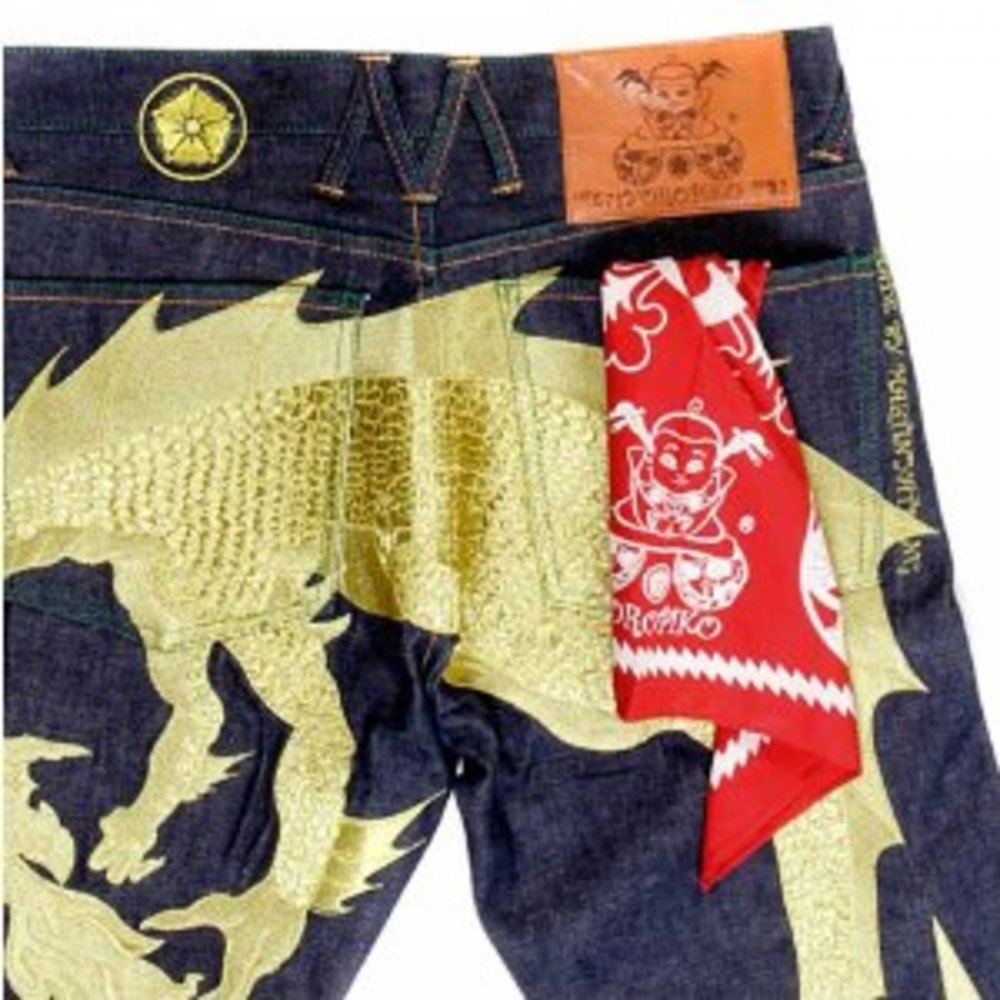 Red Printed Bandana