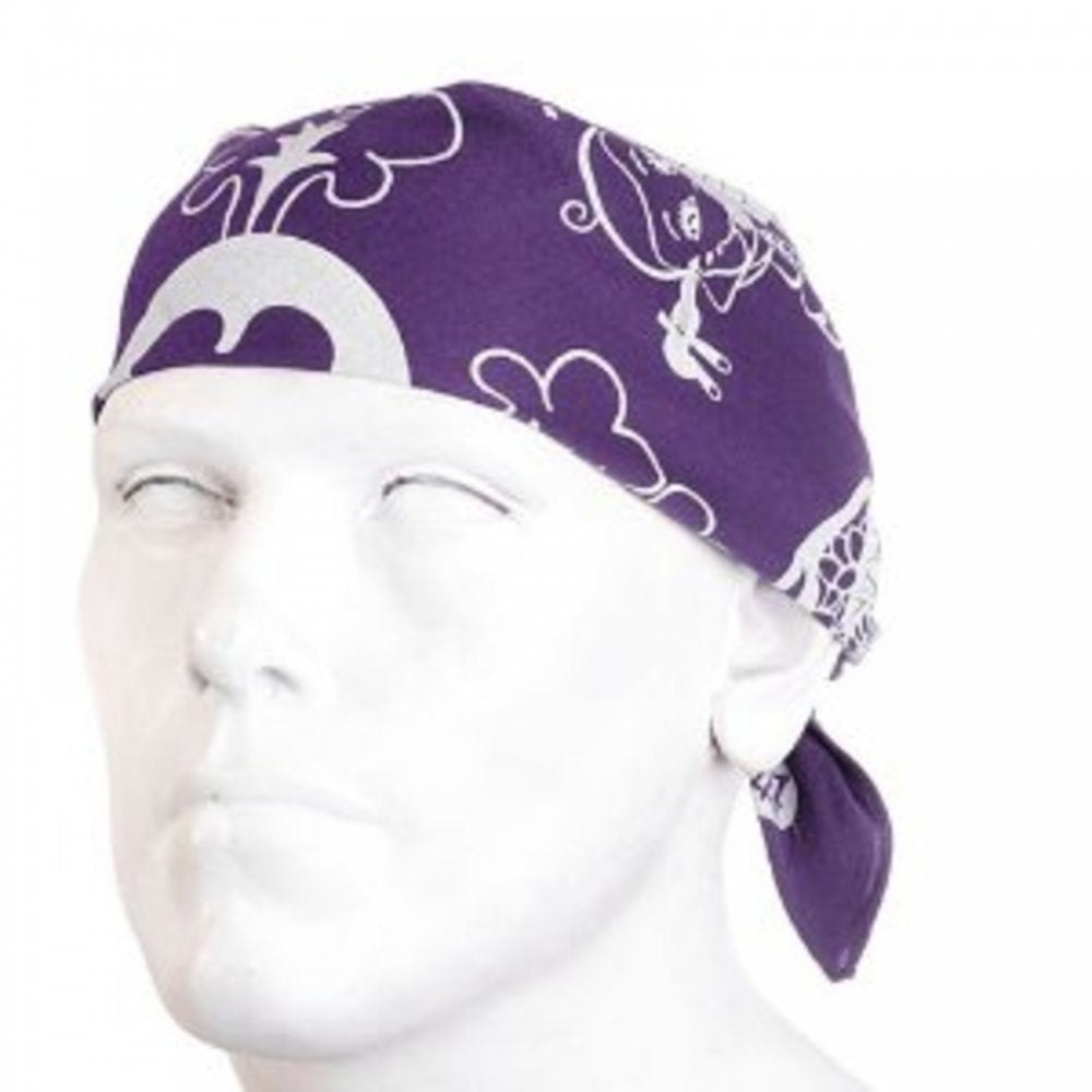Printed Purple Bandana