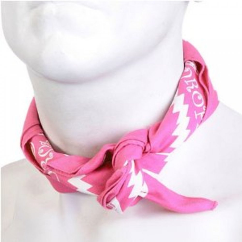 Fuschia Printed bandana