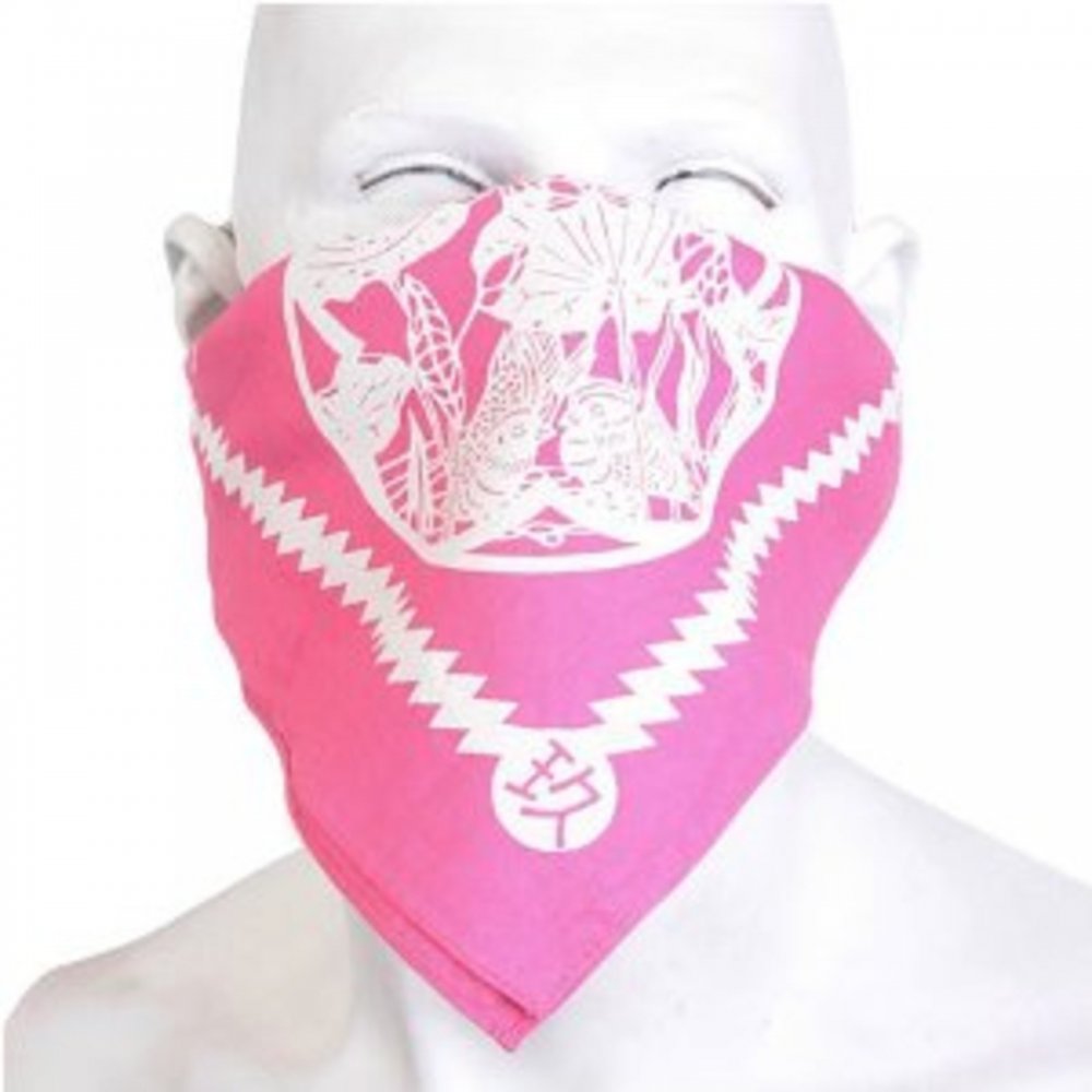 Fuschia Printed bandana