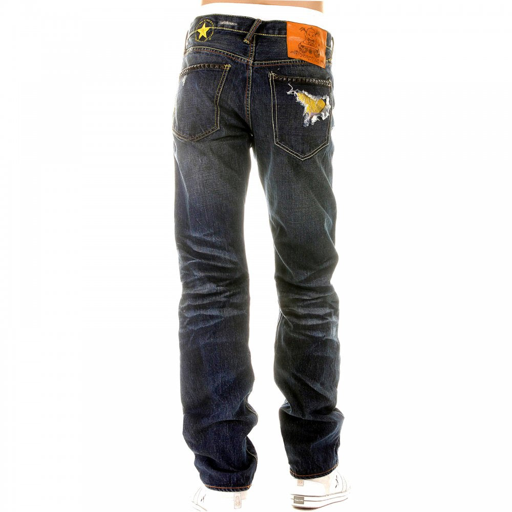 Fujitsuru washed japanese vintage jeans