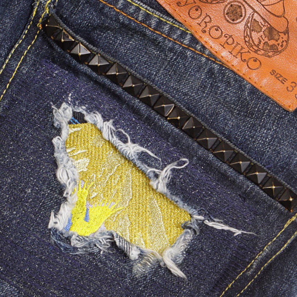 Fujitsuru washed japanese vintage jeans