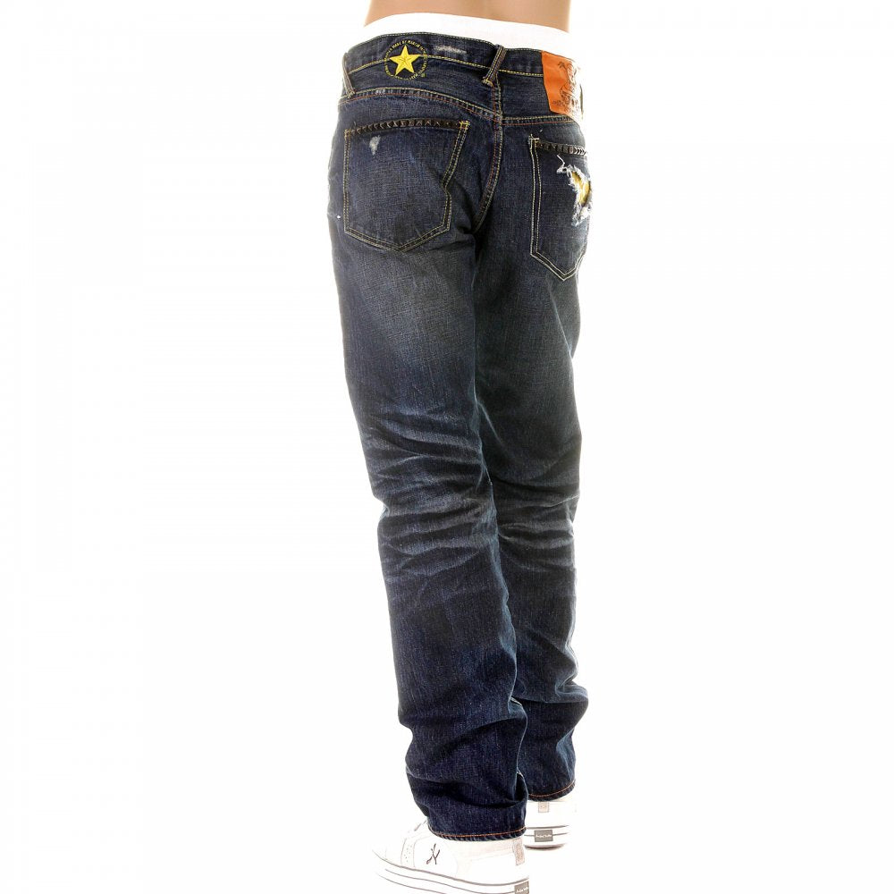 Fujitsuru washed japanese vintage jeans
