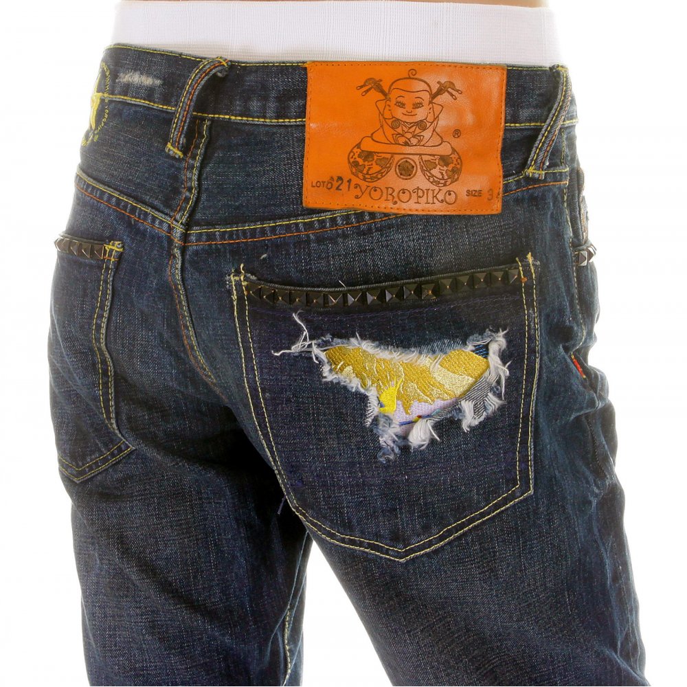 Fujitsuru washed japanese vintage jeans