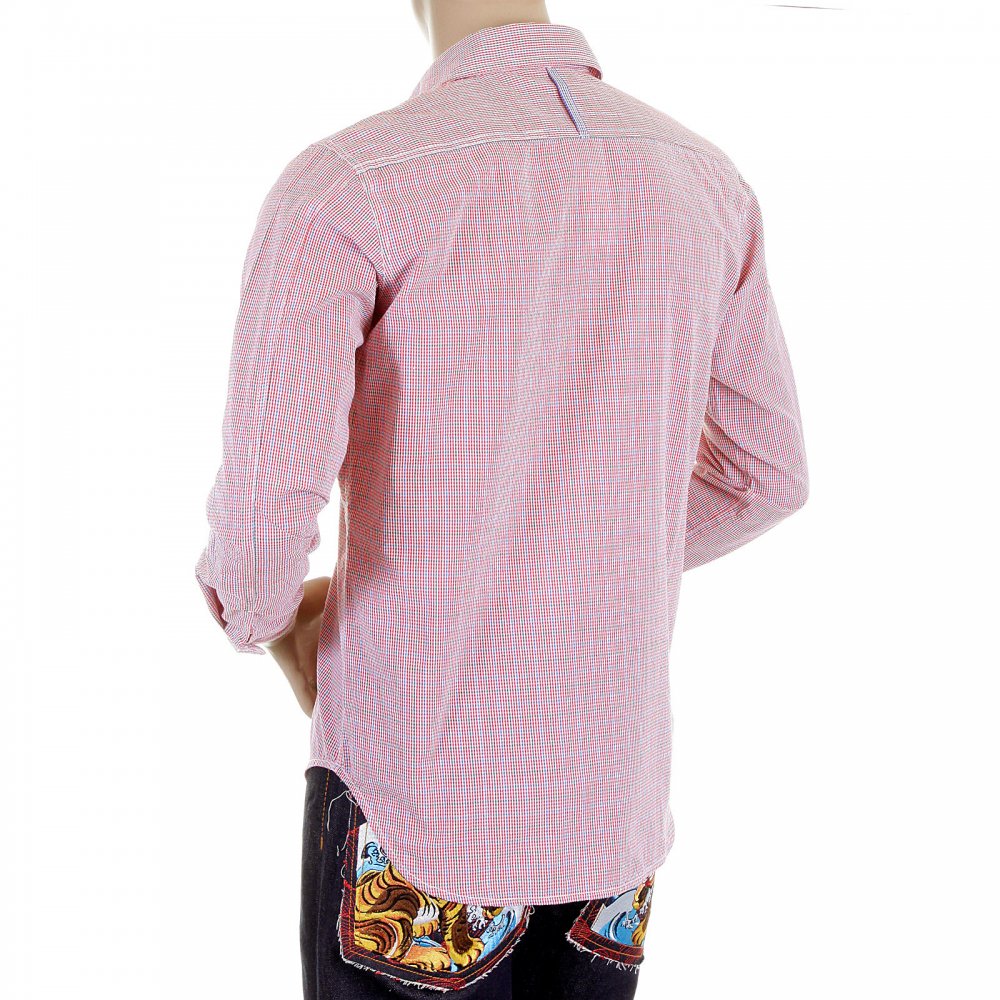 Pink Check Shirt