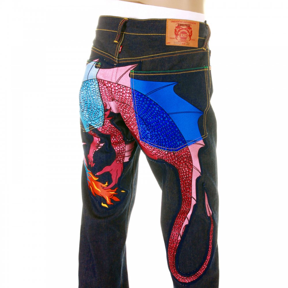 Hungry dragon Royal Denim sky pink Jean