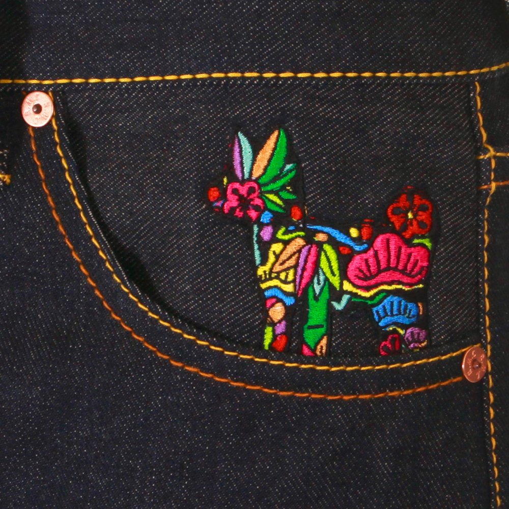 Hungry dragon Royal Denim sky pink Jean