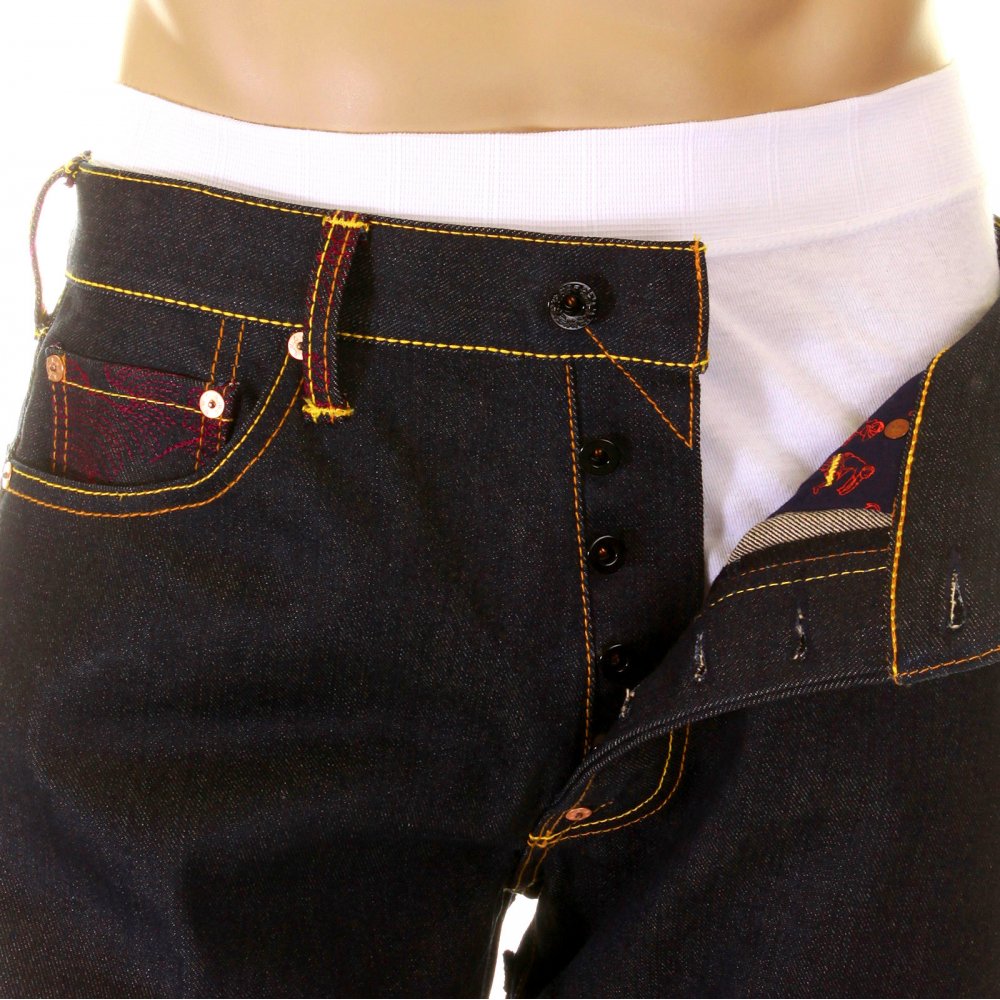 Hungry dragon Royal Denim sky pink Jean