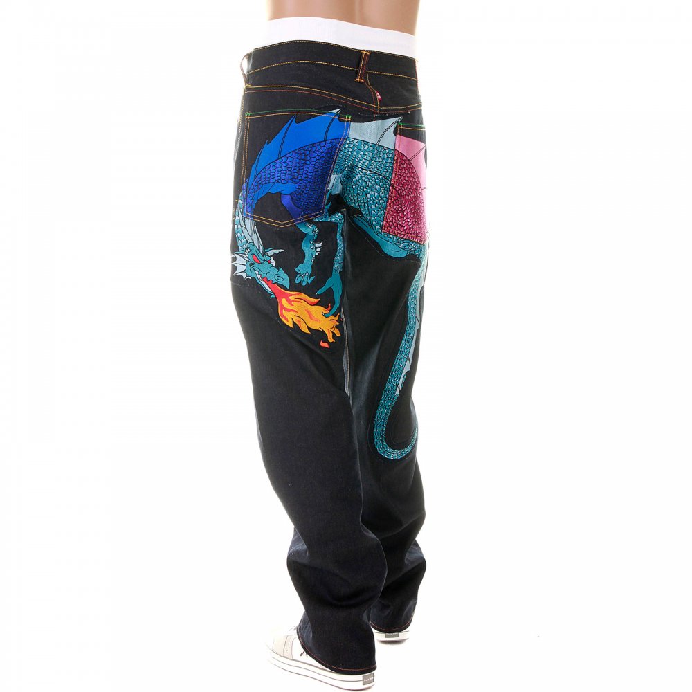 Hungry Dragon Royal Sky pink denim Jean