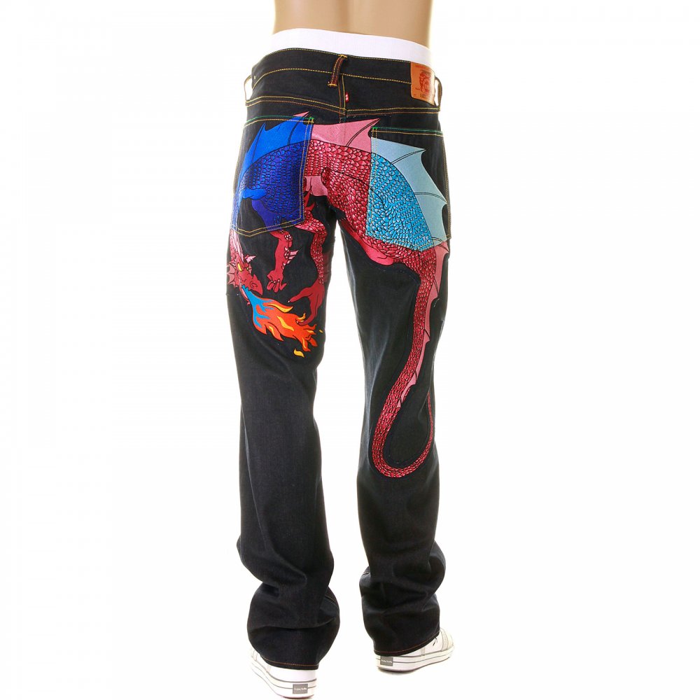 Hungry Dragon Royal Pink Sky Denim Jean