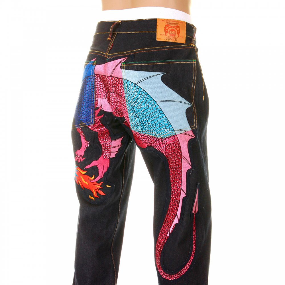 Hungry Dragon Royal Pink Sky Denim Jean