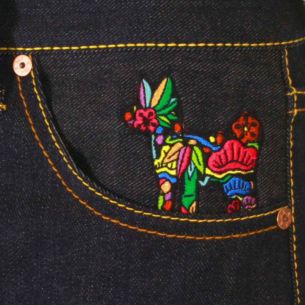 Hungry Dragon Royal Pink Sky Denim Jean