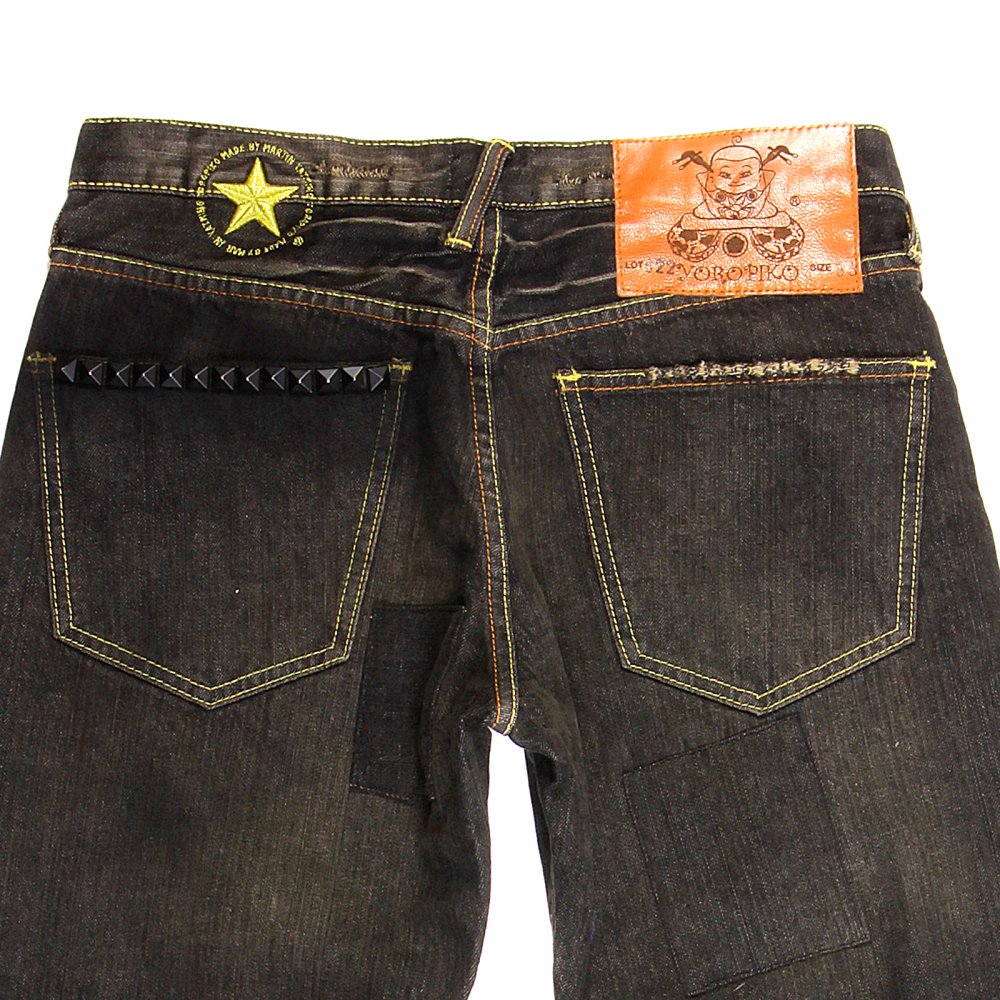 Patch Black Denim Jean