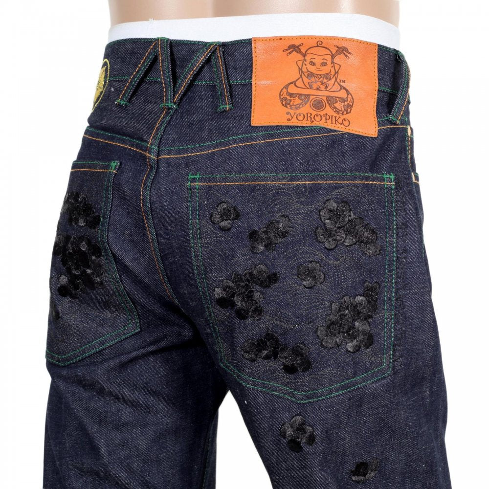 Santastic Black Sakura Denim