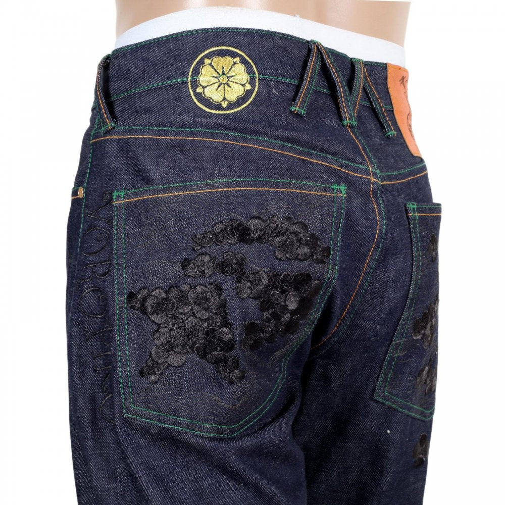 Santastic Black Sakura Denim