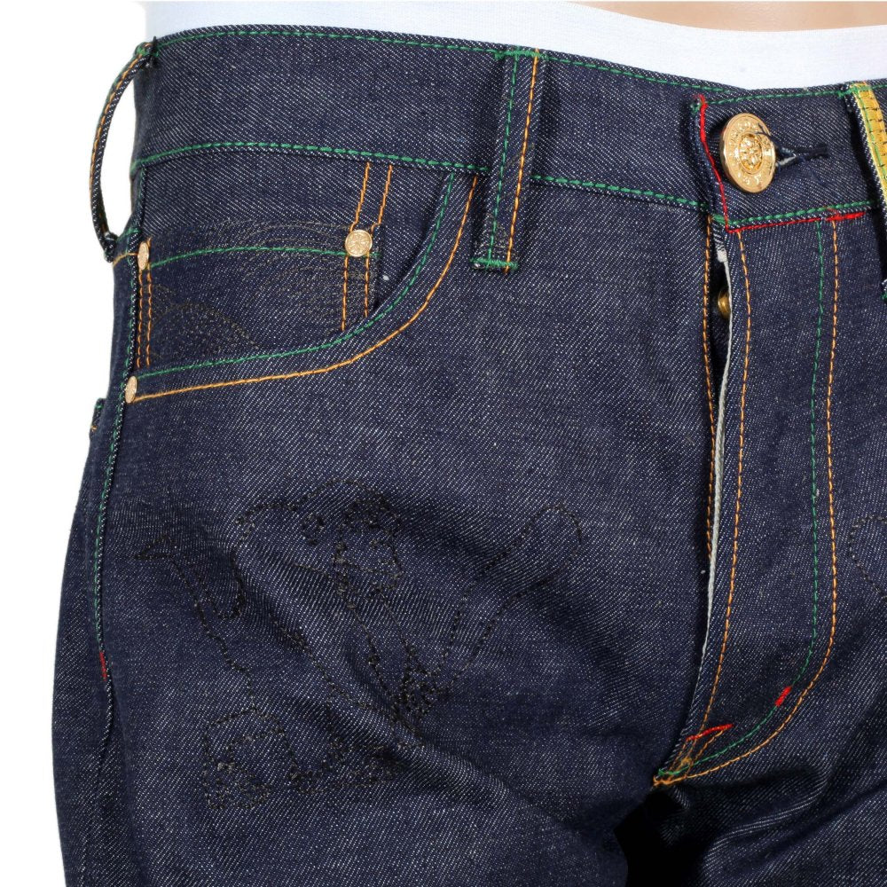 Santastic Black Sakura Denim