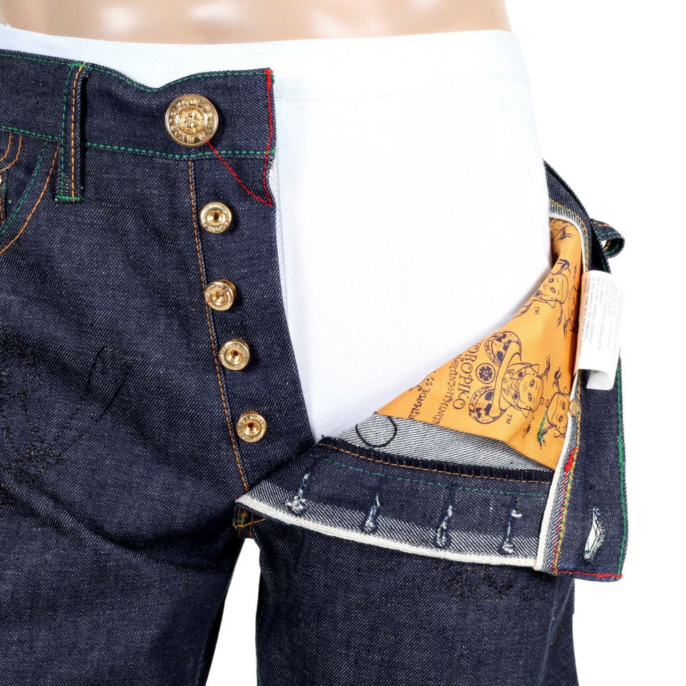 Santastic Black Sakura Denim