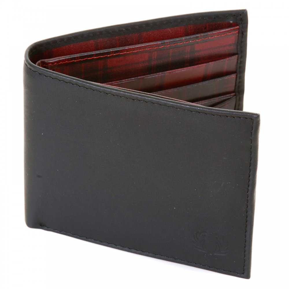 Boxed black Leather wallet