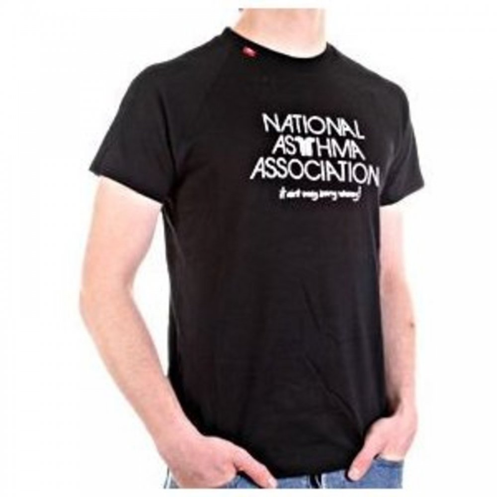 National Asthma Association Black T Shirt