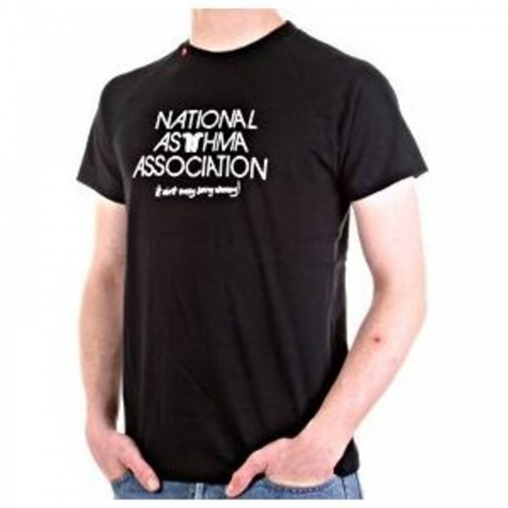 National Asthma Association Black T Shirt