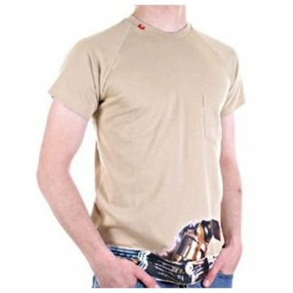 Gun in Jeans short sleeve t-shirt