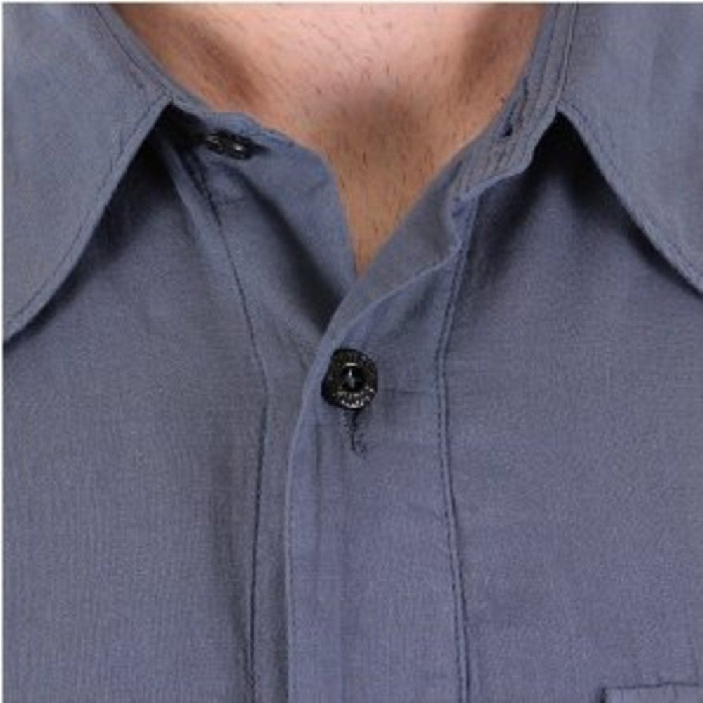 Airforce blue short sleeve shirt