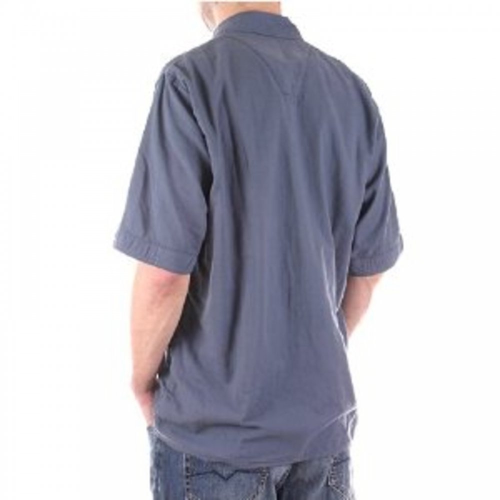 Airforce blue short sleeve shirt