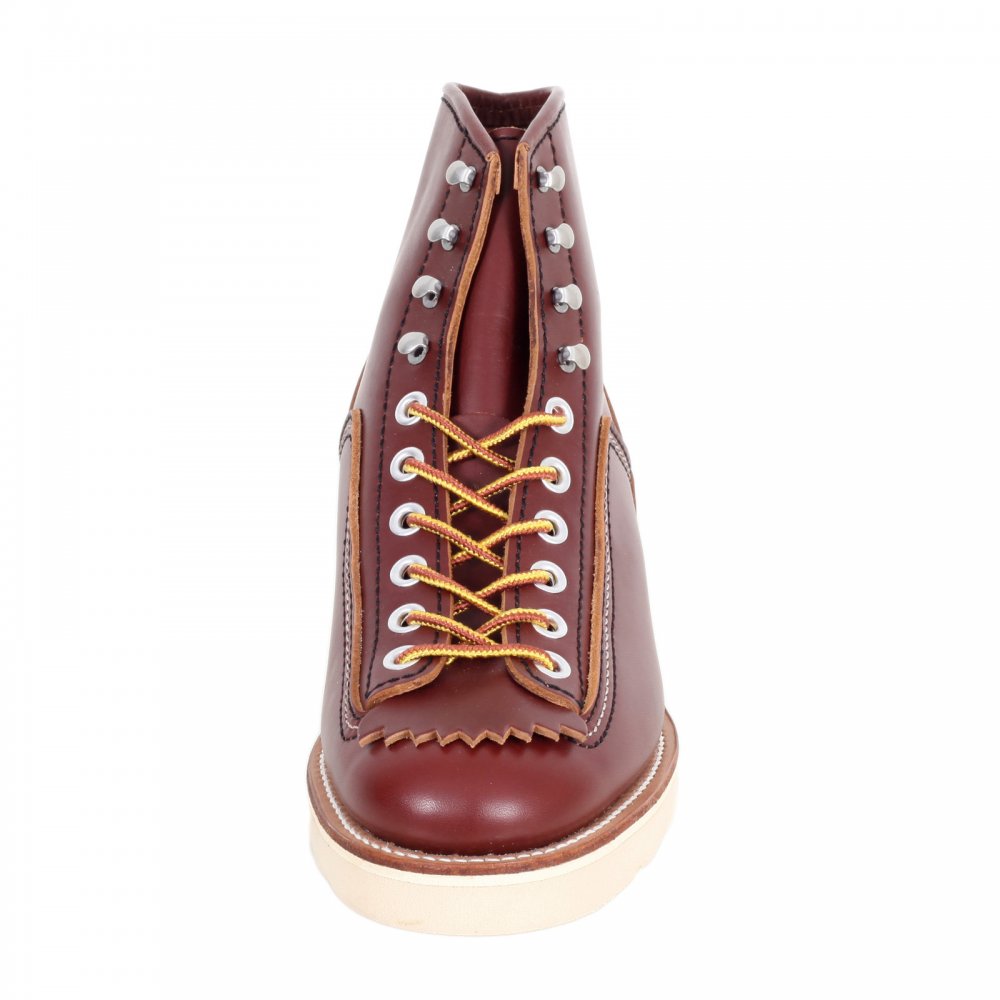 Mens Brown US Oiled Cowhide Leather Goodyear welted Lace Up Hunter Boots with Removable Mud Guard F01616