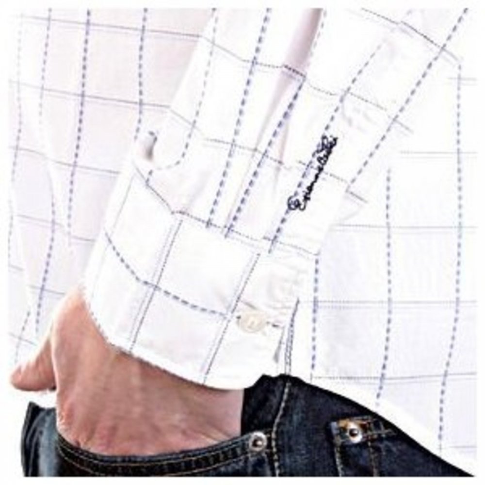Mens Long Sleeve Check Shirt